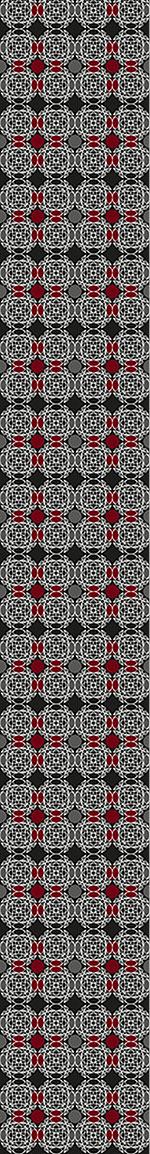 patterned-wallpaper-behind-the-ornaments