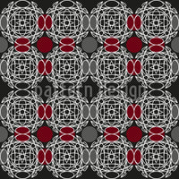 patterned-wallpaper-behind-the-ornaments