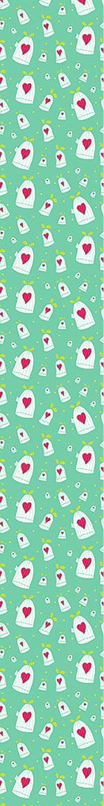 patterned-wallpaper-hearts-open-cage-doors