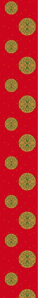 patterned-wallpaper-christmas-ornaments-red