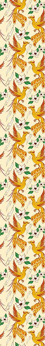 patterned-wallpaper-phoenix-and-lotus