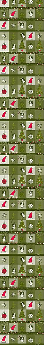 patterned-wallpaper-christmas-dream-green