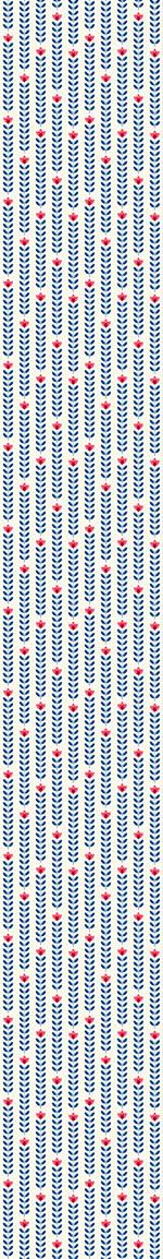 patterned-wallpaper-rows-of-flowers