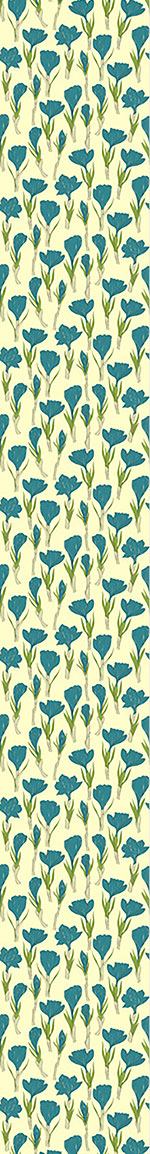 patterned-wallpaper-crocus-flowers