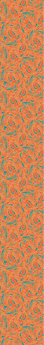 patterned-wallpaper-copper-engraving-orange