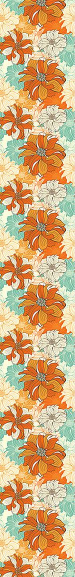 patterned-wallpaper-hand-drawn-flowers-of-dahlia