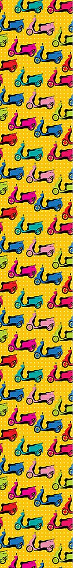 patterned-wallpaper-scooters-and-polkadots