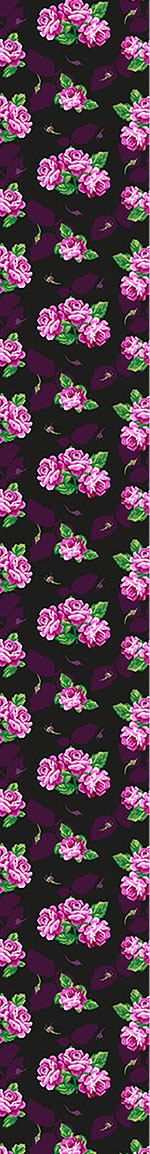 patterned-wallpaper-nostalgic-rose-bouquet