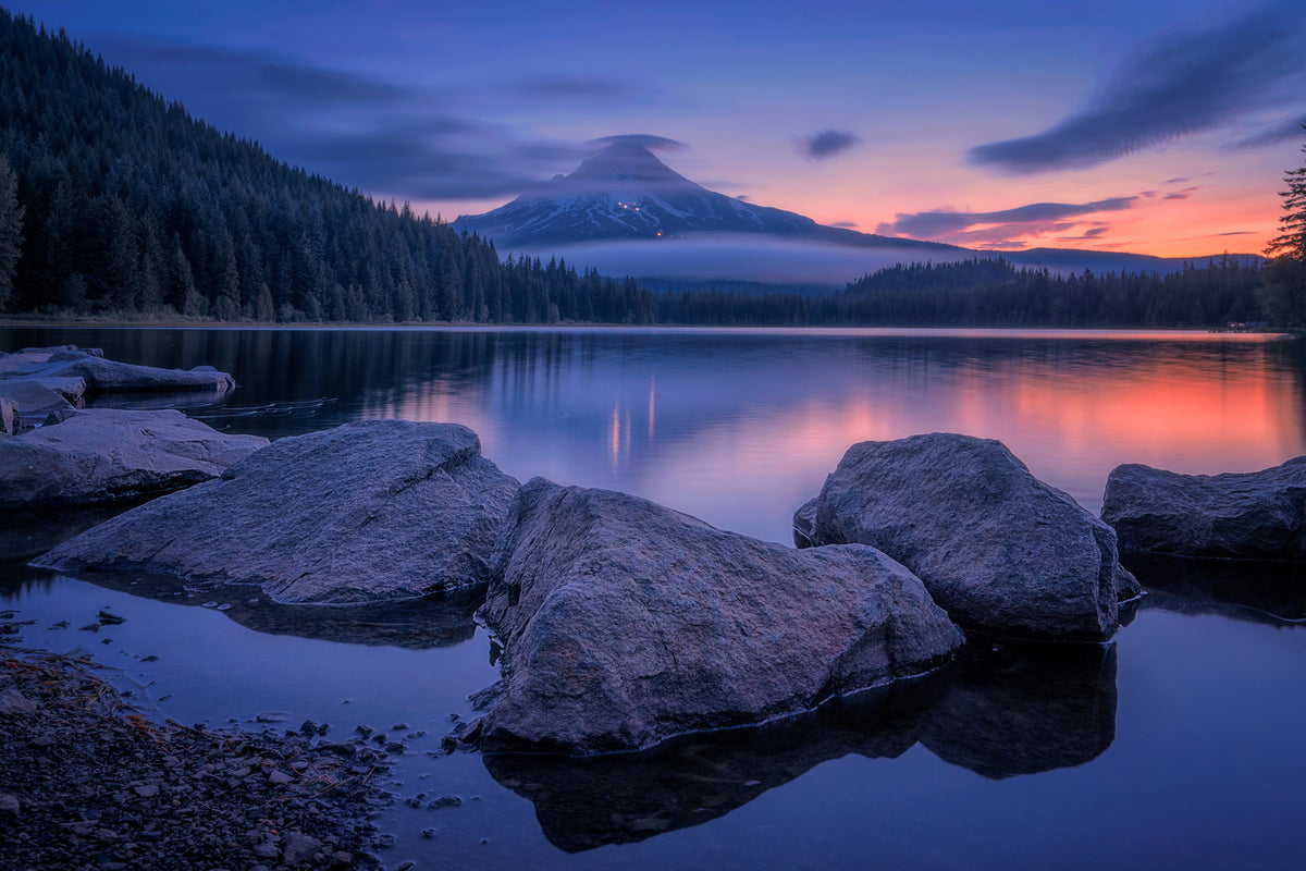 photo-wallpaper-twilight-at-trillium-lake-x