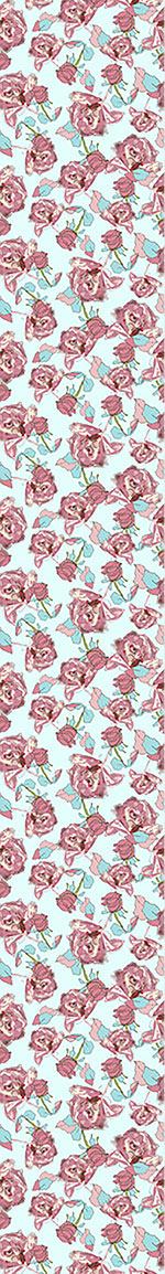 patterned-wallpaper-bed-of-roses