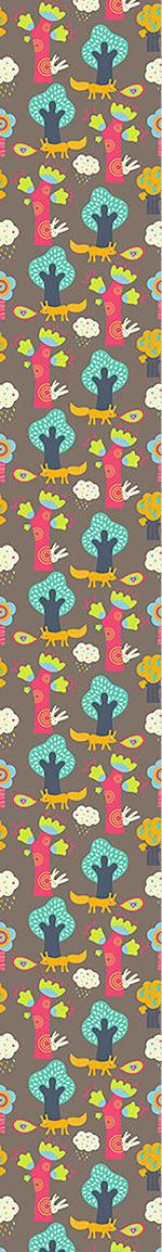 patterned-wallpaper-the-fox-lures-the-bunnies