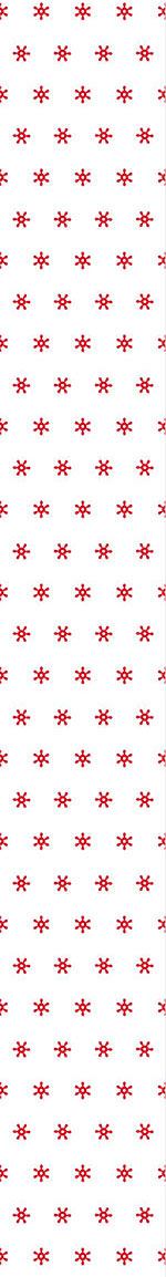 patterned-wallpaper-snowflakes-red