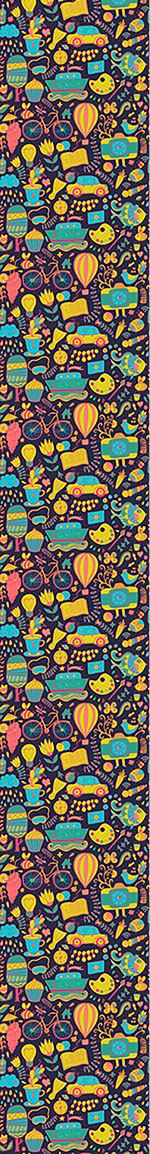 patterned-wallpaper-funny-leisure-time-at-night