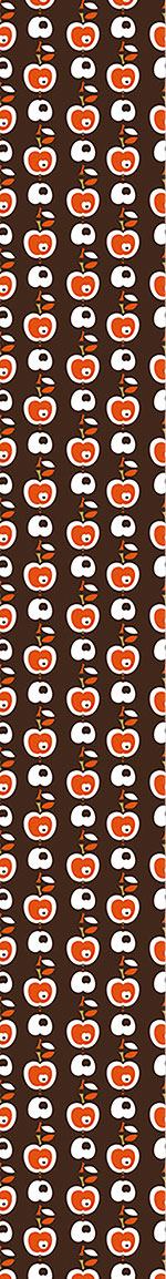 patterned-wallpaper-apples-in-chocolate