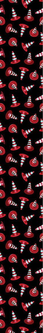 patterned-wallpaper-dancing-traffic-cones