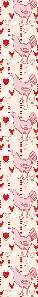 patterned-wallpaper-chicken-with-heart