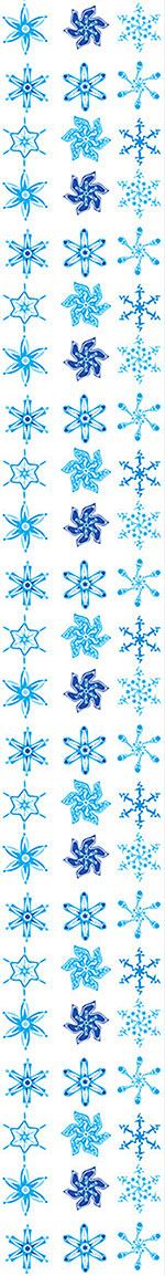 patterned-wallpaper-snowflake-collection