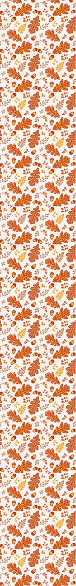 patterned-wallpaper-acorn-and-leaf-in-cesky-herslak