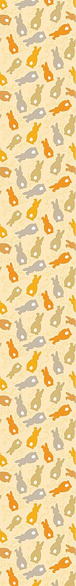 patterned-wallpaper-bouncing-bunnies-yellow