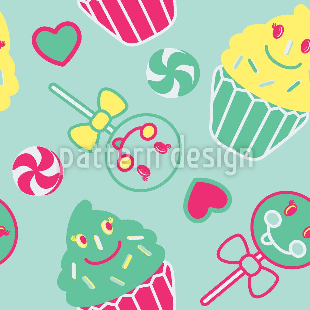 patterned-wallpaper-happy-desserts-mint