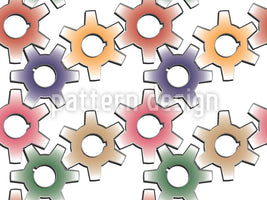 patterned-wallpaper-gear-wheels