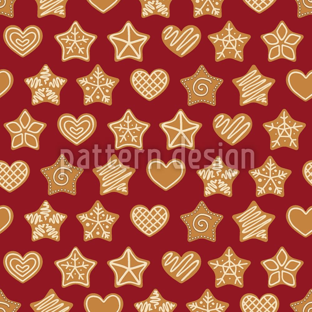 patterned-wallpaper-gingerbread