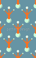 patterned-wallpaper-snowman-surrealism