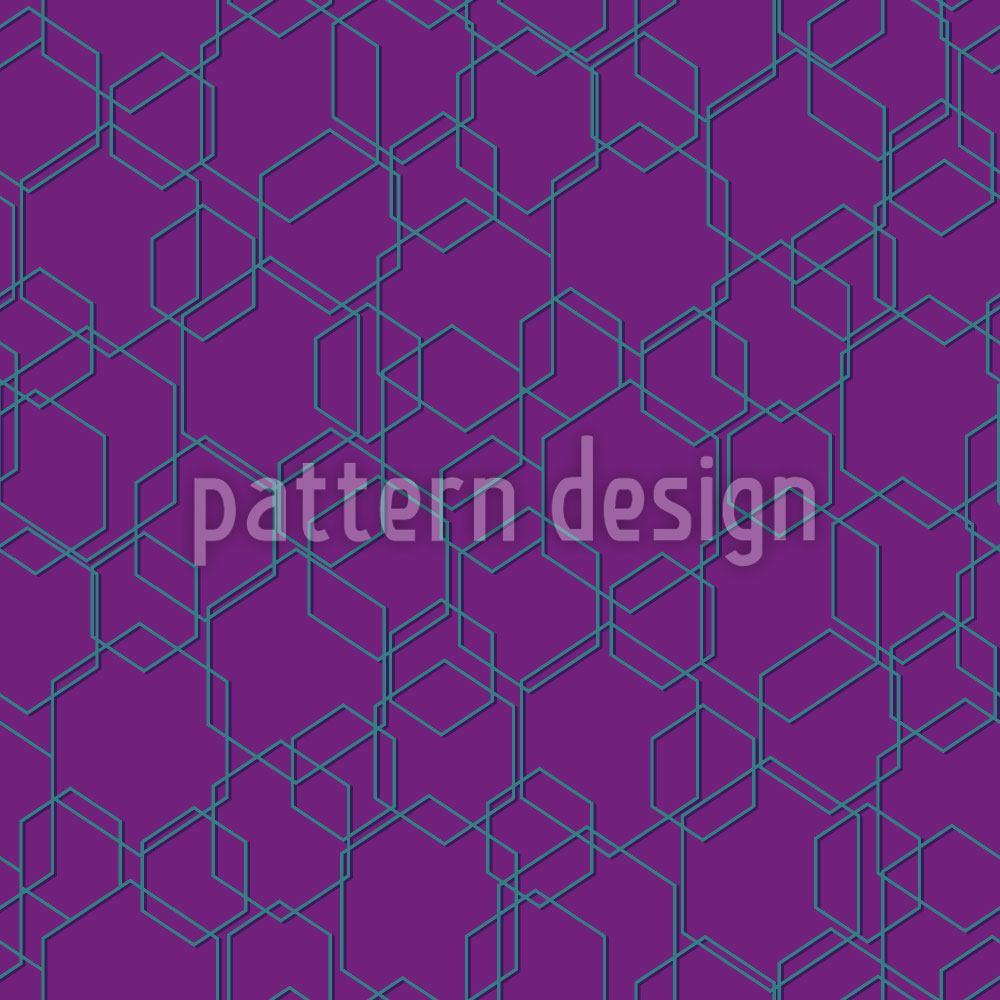 patterned-wallpaper-hexagon-madness