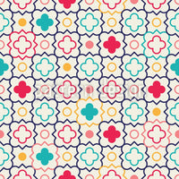 patterned-wallpaper-quatrefoil-lattice