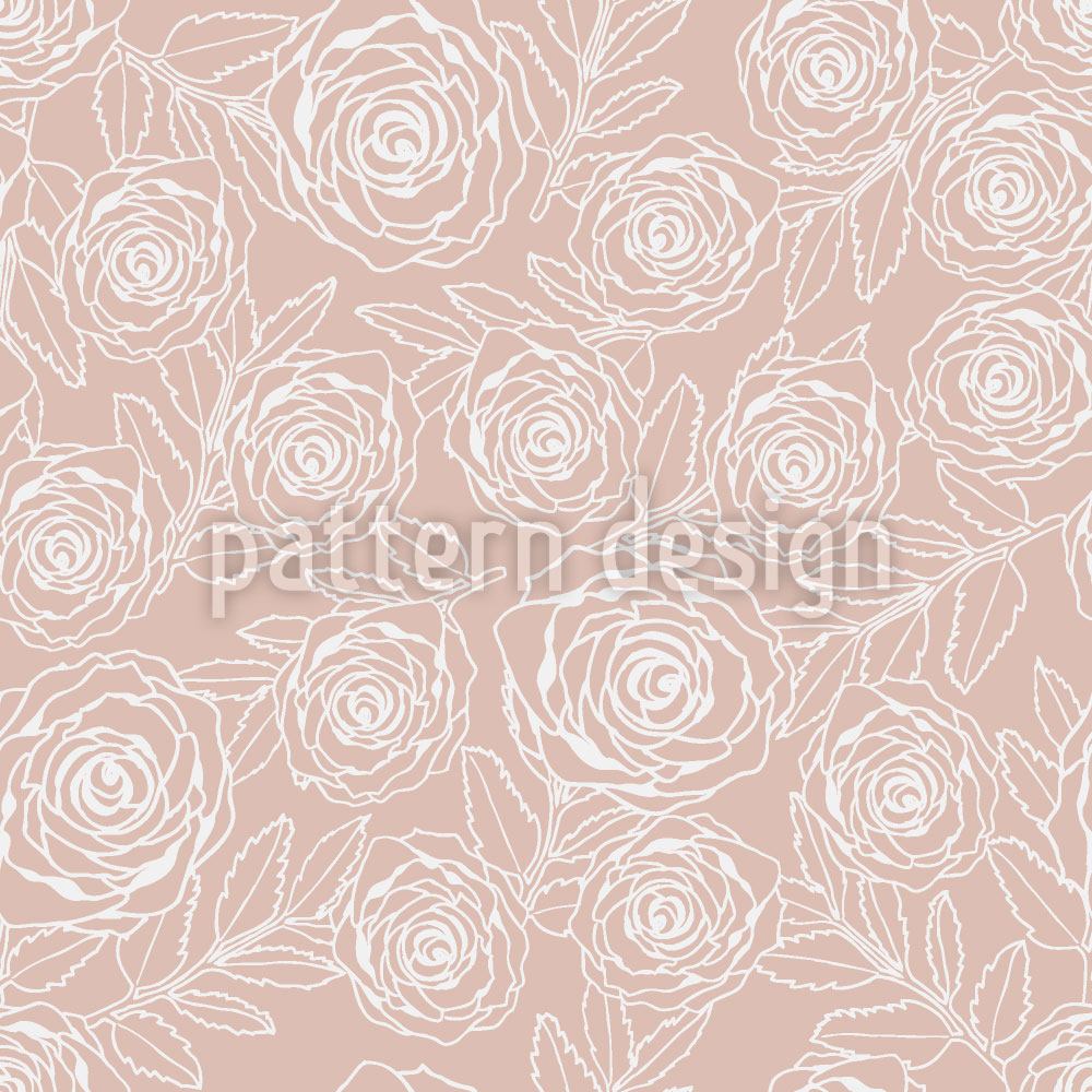 patterned-wallpaper-rose-engraving