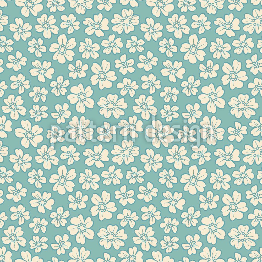 patterned-wallpaper-bride-flowers