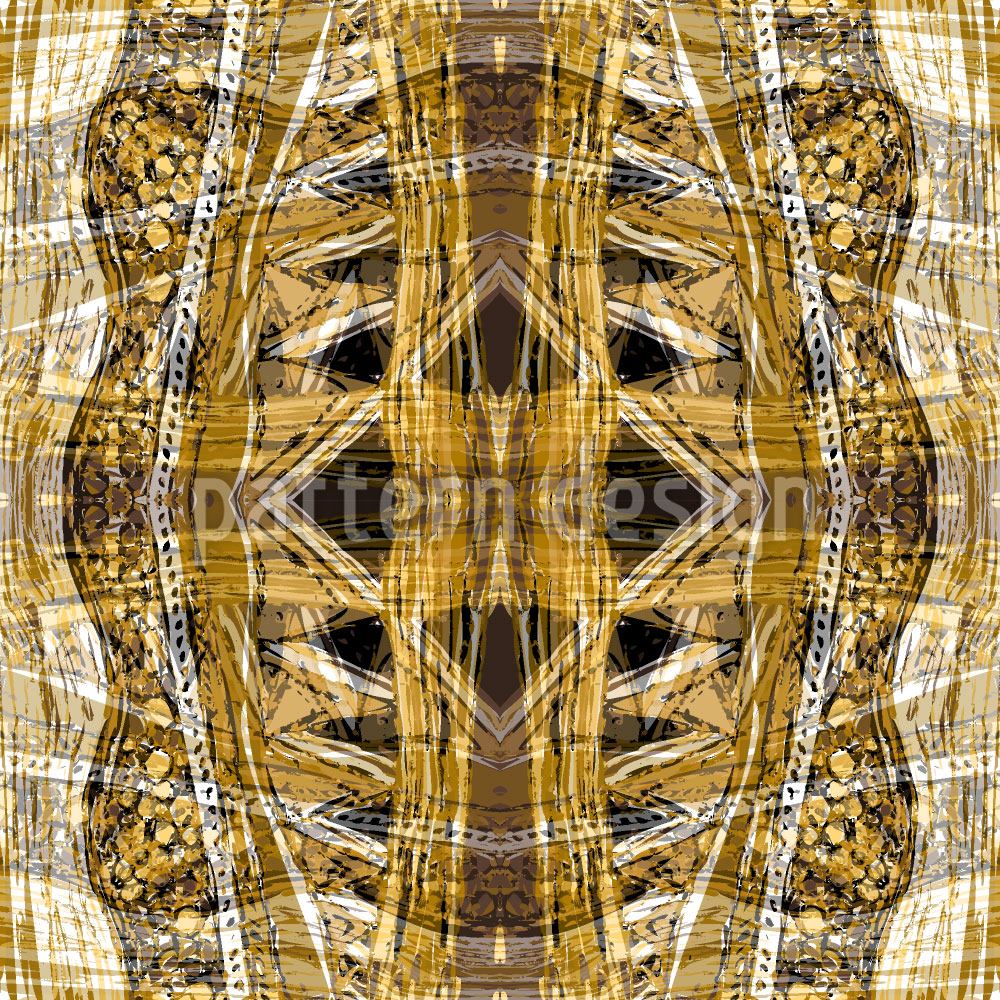 patterned-wallpaper-amber-gold