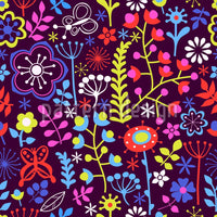 patterned-wallpaper-summerflowers-magic