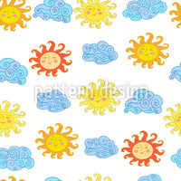 patterned-wallpaper-suns-and-clouds