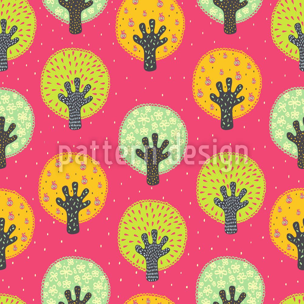 patterned-wallpaper-fruit-orchard