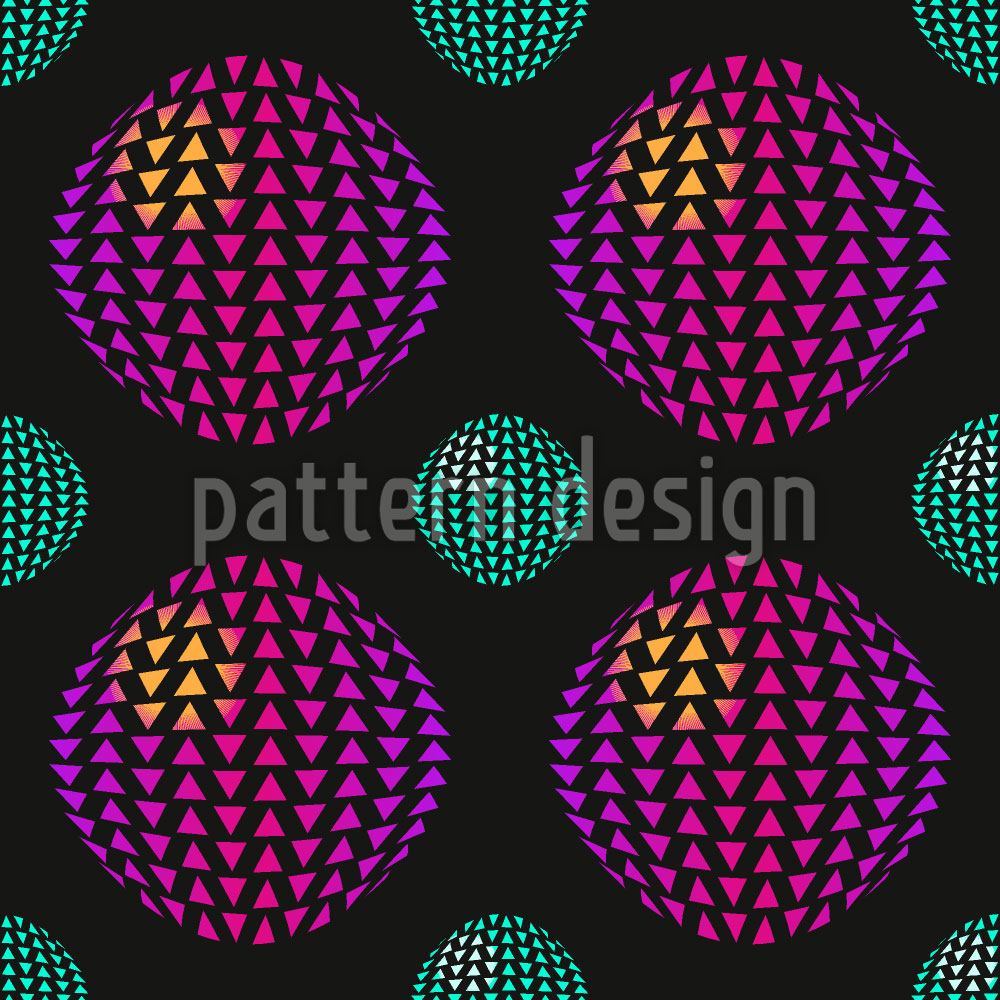 patterned-wallpaper-triangle-lantern