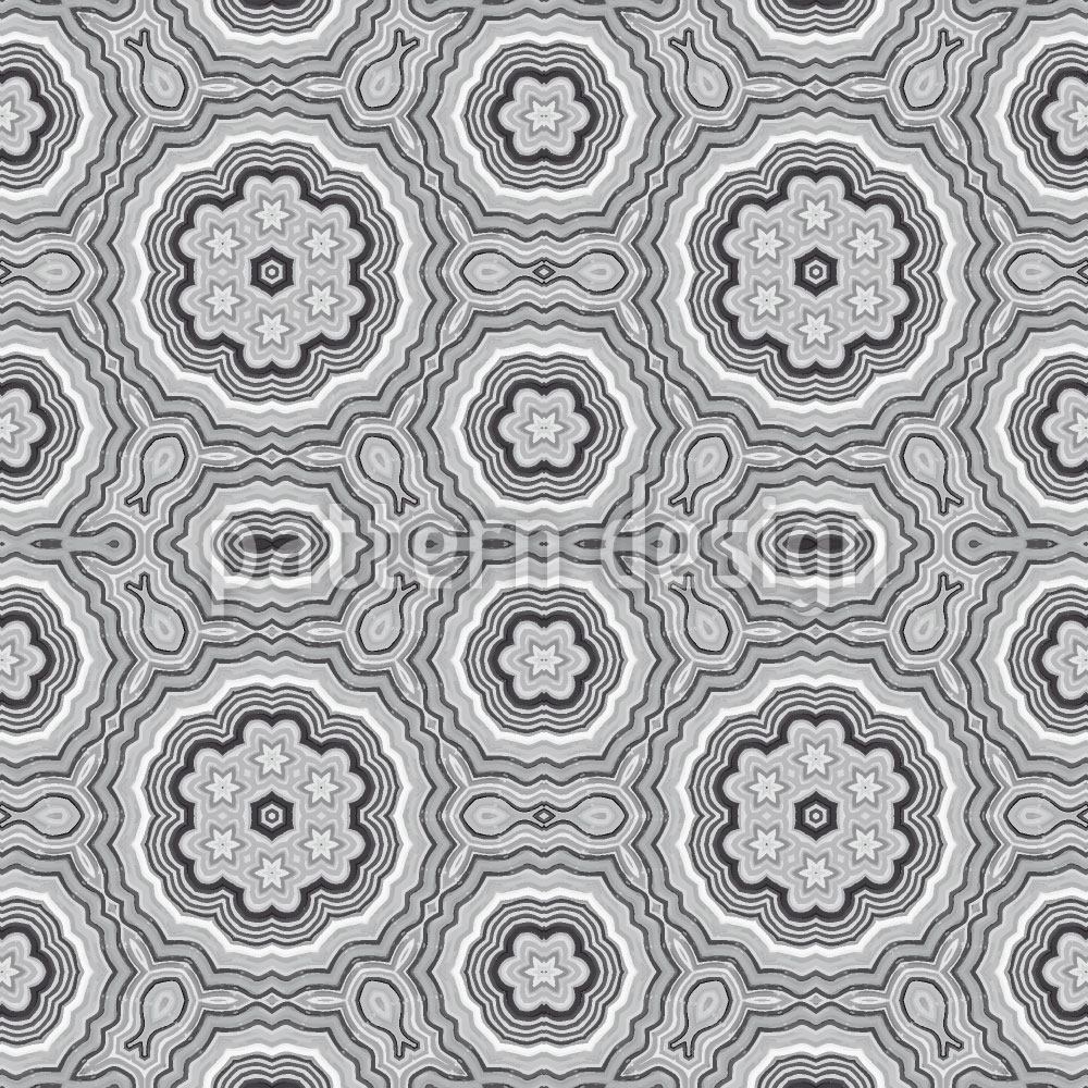 patterned-wallpaper-kaleidoscope-monochrome