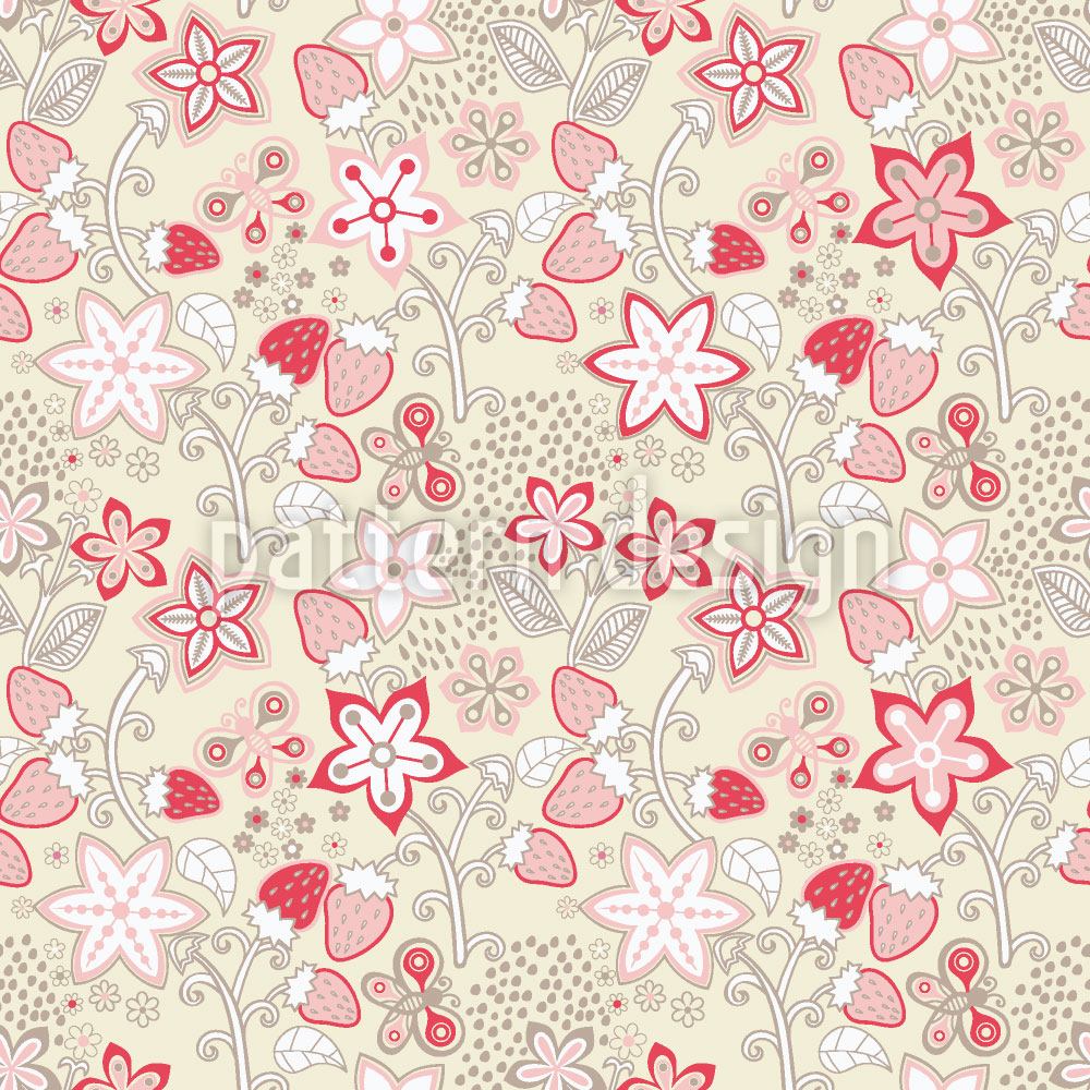 patterned-wallpaper-in-grannys-strawberry-paradise