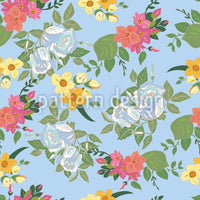 patterned-wallpaper-mixed-bouquet