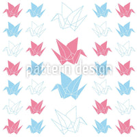 patterned-wallpaper-origami-cranes