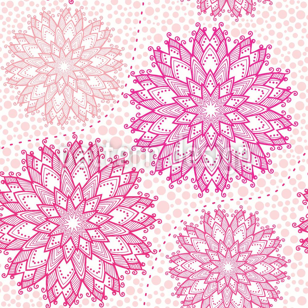 patterned-wallpaper-christmas-stars-on-dots