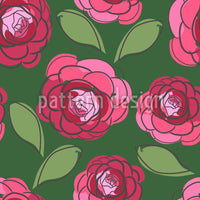 patterned-wallpaper-camellia-blossoms