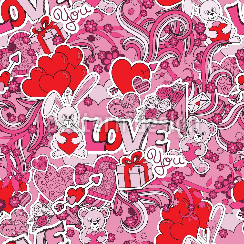 patterned-wallpaper-give-love