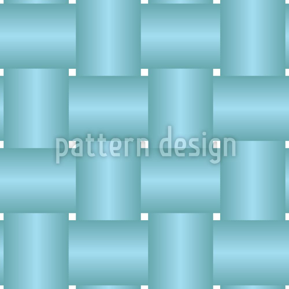 patterned-wallpaper-intertwined-blue