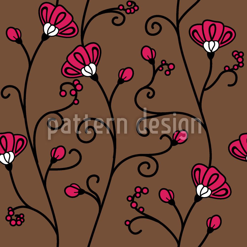 patterned-wallpaper-ipomoea