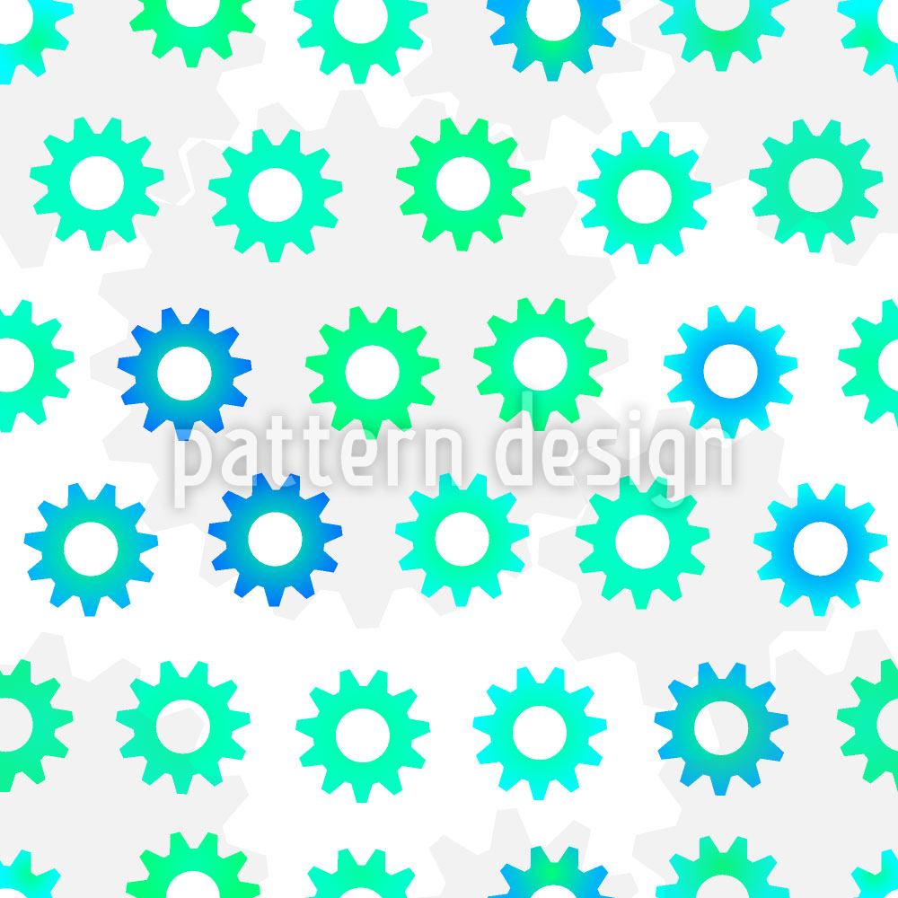 patterned-wallpaper-green-blue-gears