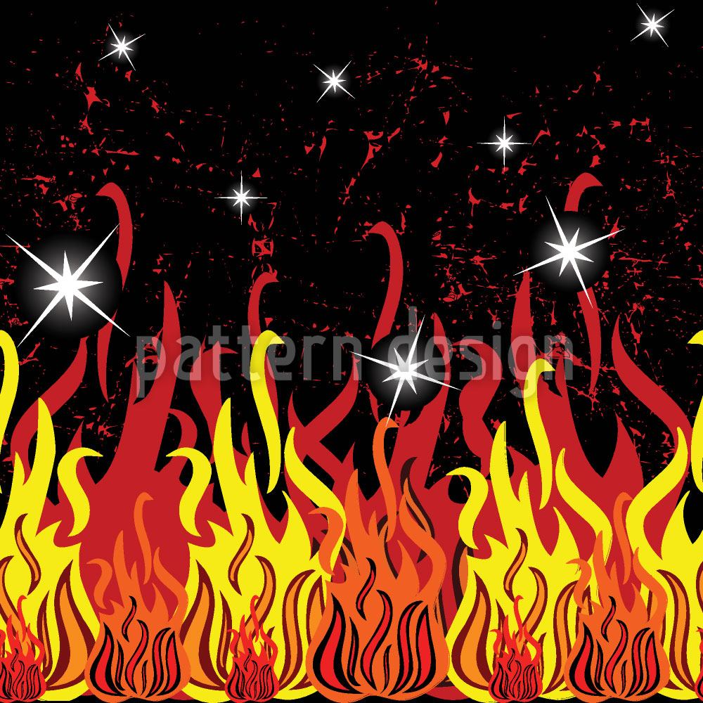 patterned-wallpaper-on-fire