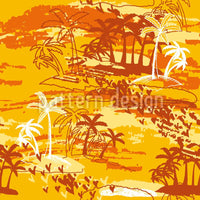 patterned-wallpaper-paradise-island-yellow