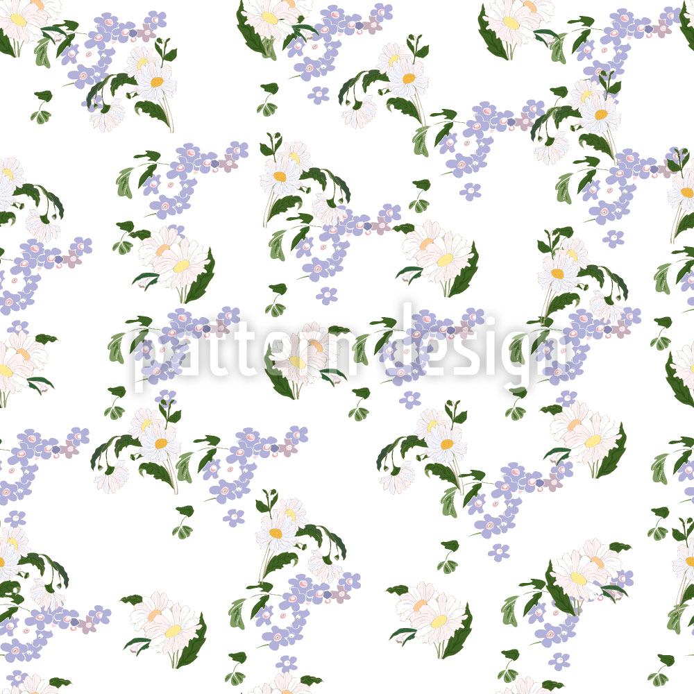 patterned-wallpaper-forget-me-not-daisy