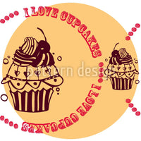 patterned-wallpaper-cupcake-love-cream